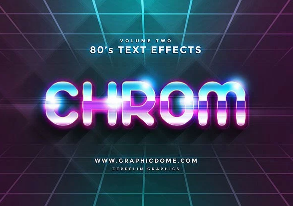 80s Text Effects