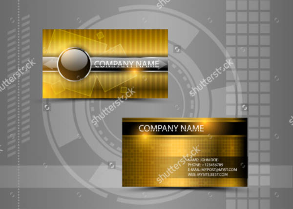 Abstract Creative Business Card