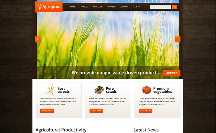 Agriculture PSD Template