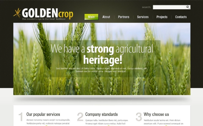 Agriculture PSD Template