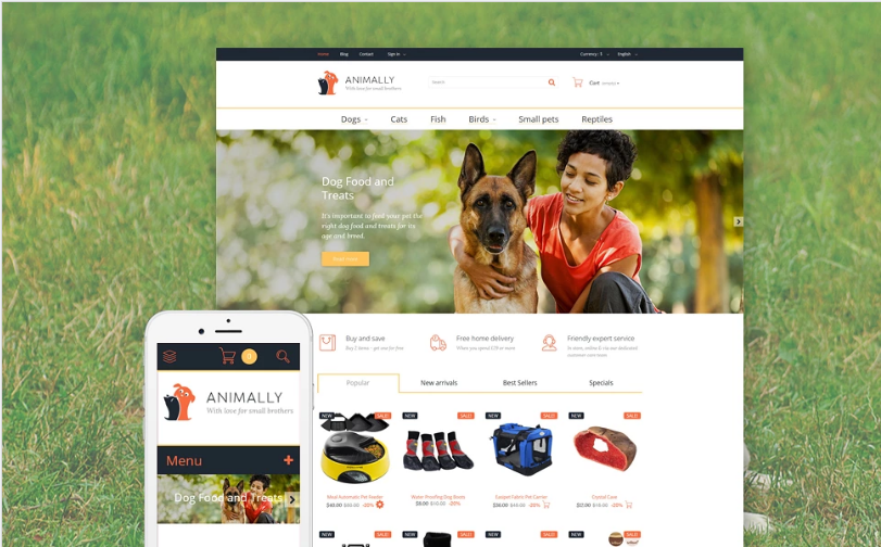 Animally PrestaShop Theme