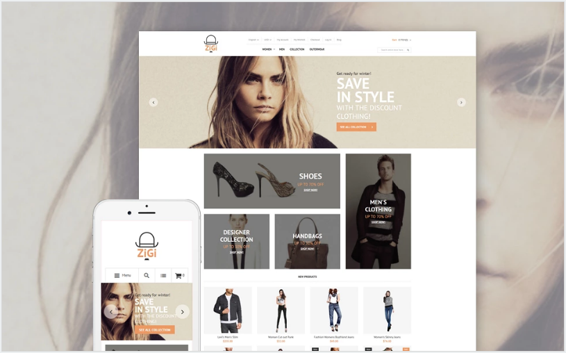 Apparel Responsive Magento Theme