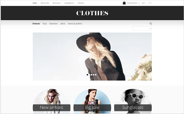 Apparel: Shopping OpenCart Themes