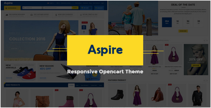 Aspire - Responsive OpenCart Theme