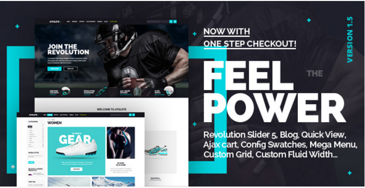 Athlete - Fluid Responsive Magento Theme