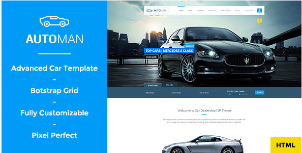 Automan - Advanced Car Dealer HTML Template