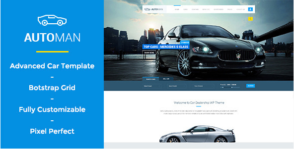 Automan - Advanced Car Dealer PSD Template