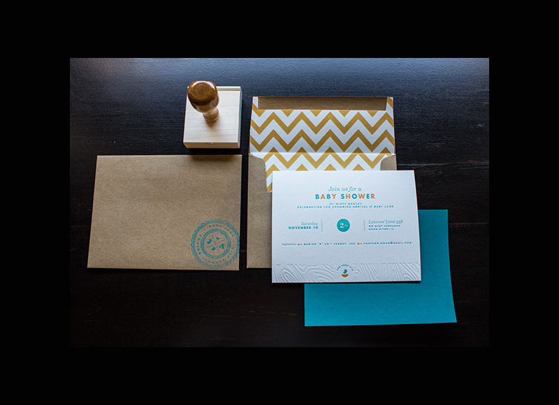 Baby Shower Invitation Envelope