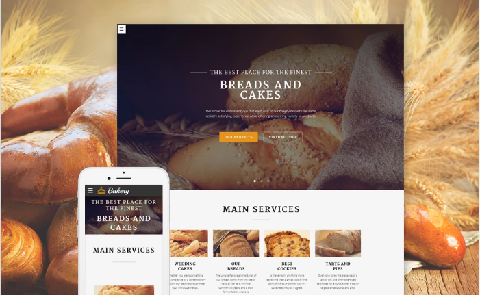 Bakery Multipurpose Website Template