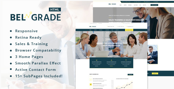 Belgrade - Training, Coaching, Consulting & Business HTML Template