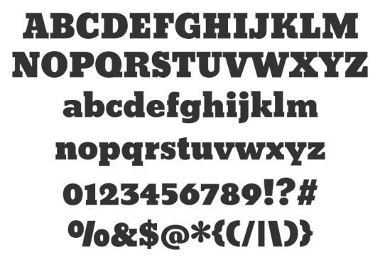 Bevan: Free Web Fonts