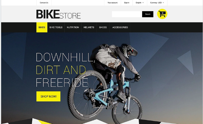 Bike Store PrestaShop Theme