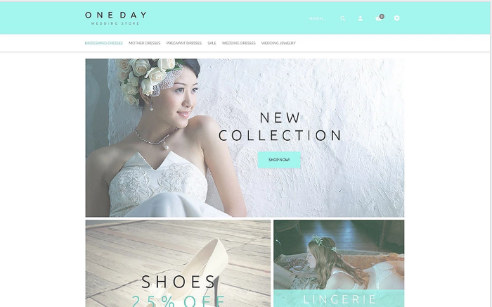 Bridal Shopping OpenCart Template