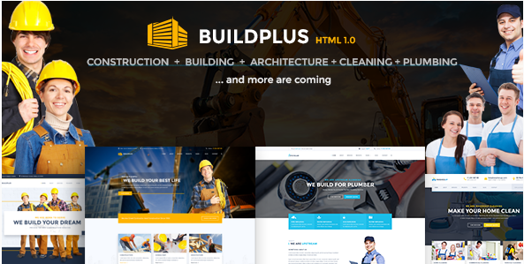 BuildPlus - Building & Construction Business HTML Template