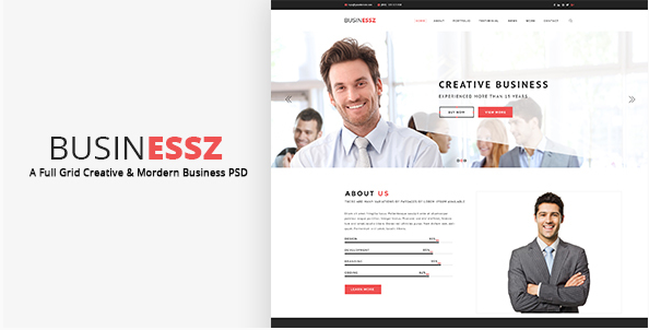 Businessz - Business PSD Template