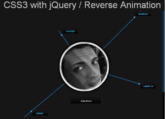 CSS3 with jQuery Reverse Animation