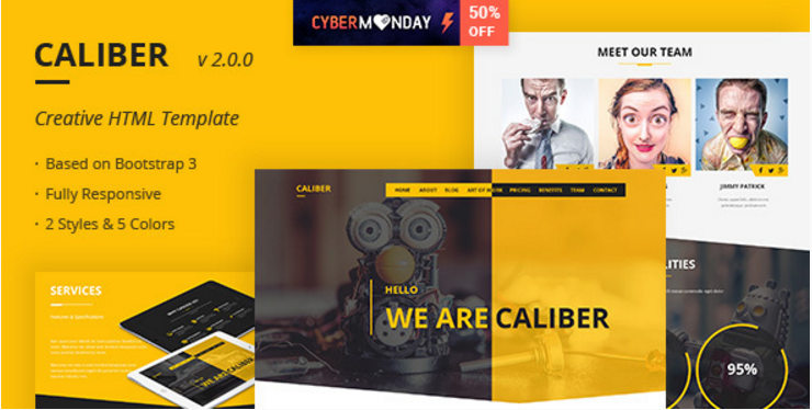 Caliber - Creative Multi Purpose HTML Template