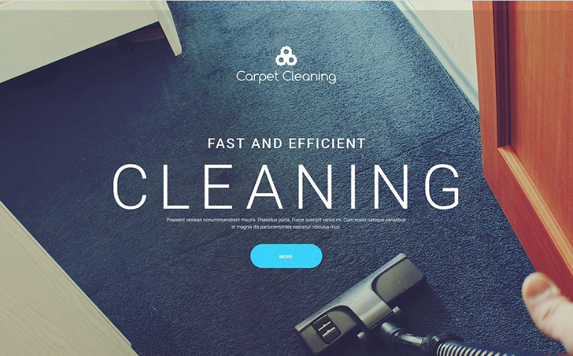 Carpet Cleaning Website Template