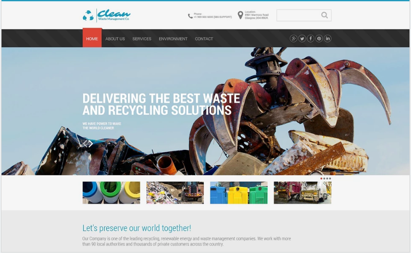 Cleaning Responsive Website Template