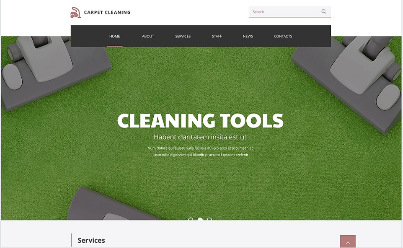 Cleaning Responsive Website Template