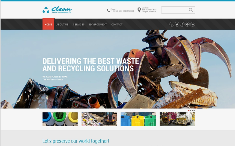 Cleaning Responsive Website Template