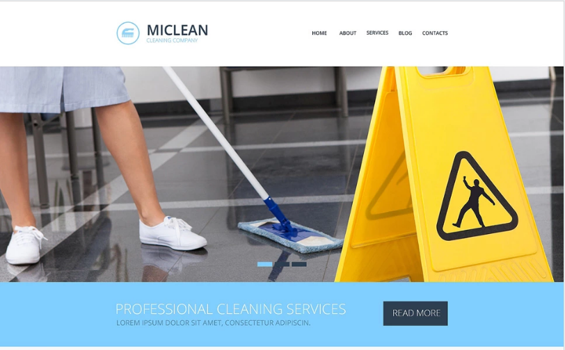 Cleaning Responsive Website Template