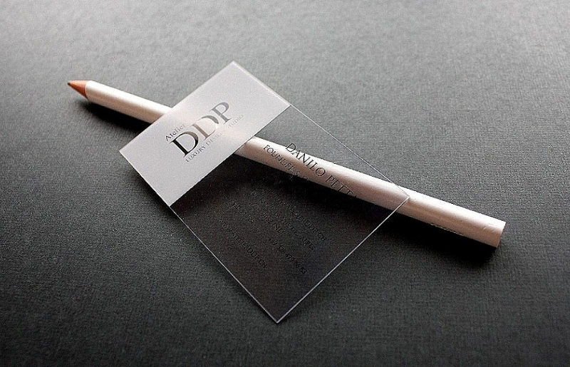 Clear PVC Business Card