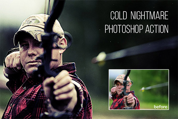 Cold Nightmare: Brilliant Free Photoshop Actions