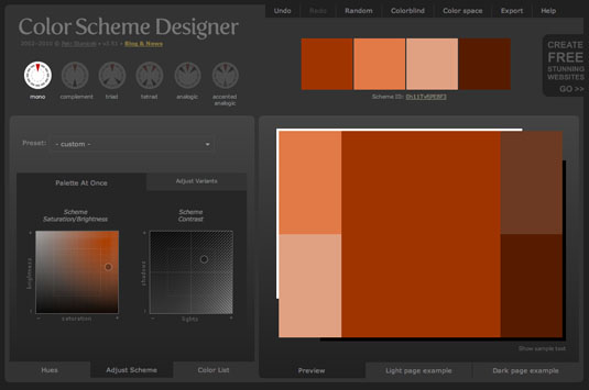 Color Scheme Designer