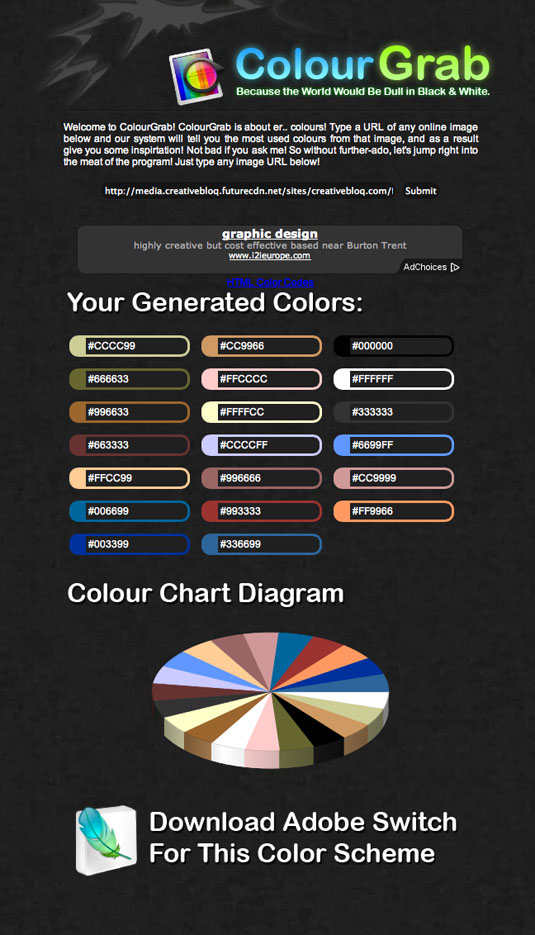 ColourGrab: Brilliant Tools For Selecting A Color Scheme