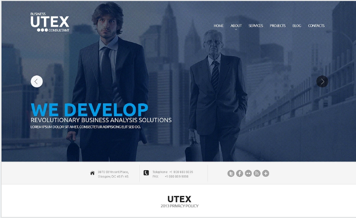 Consulting Website Template