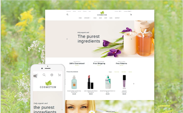 Cosmeton - Skin Care PrestaShop Theme