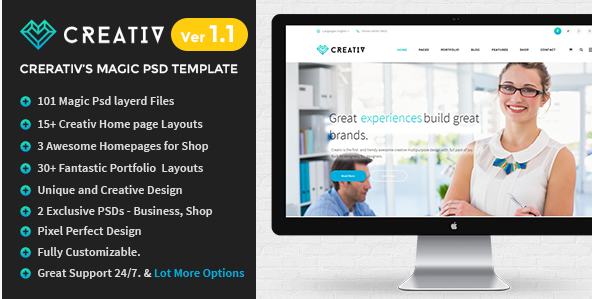 Creativ Multi_Concept Business PSD Template