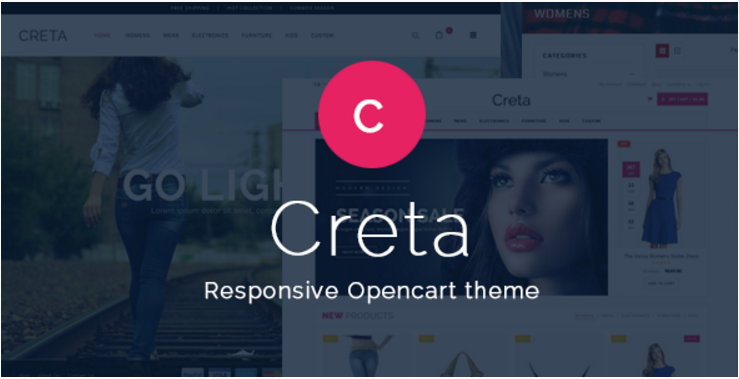 Creta - Responsive OpenCart Theme