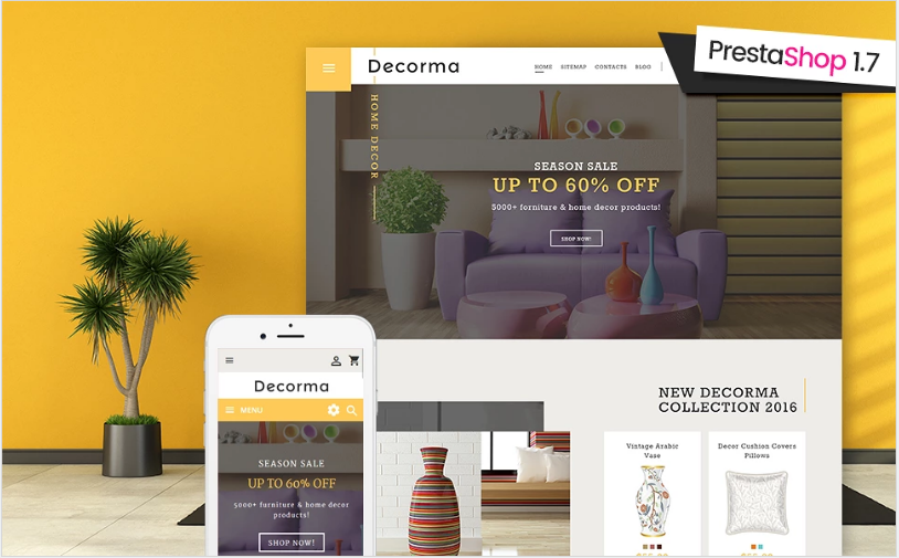 Decorma - Furniture Responsive PrestaShop 1.7 theme