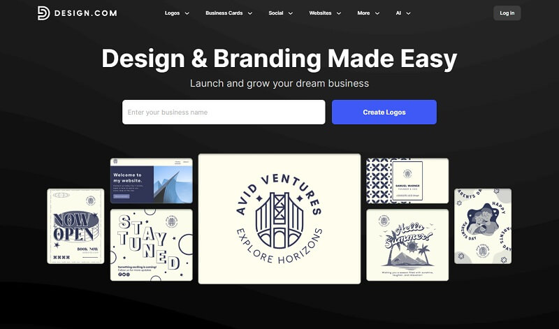 Design.com: Top Website Builder Tools