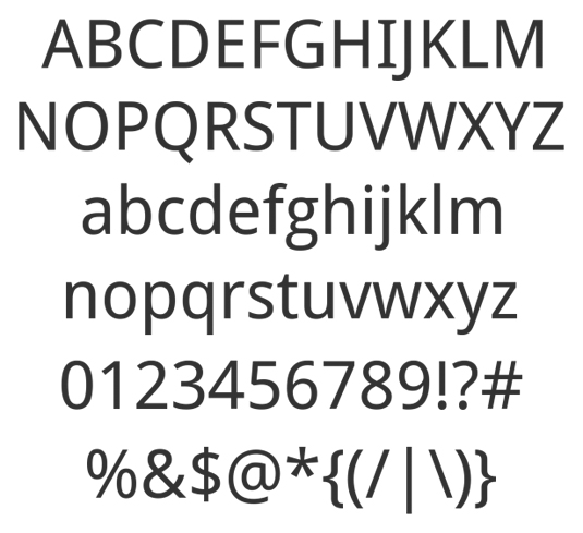 Droid Sans: Free Web Fonts