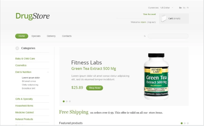 Drug Store PrestaShop Theme