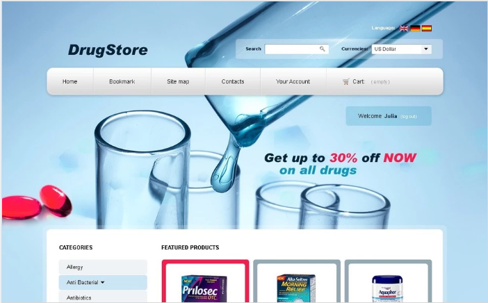 Drugs and Medicines PrestaShop Theme