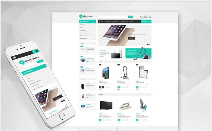 Electronic Store OpenCart Template