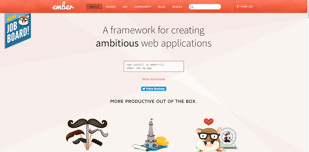 Ember: Free JavaScript Frameworks