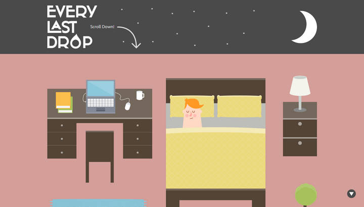 Every Last Drop: Great Parallax Scrolling Website Examples