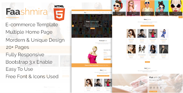 Faashmira Shop - HTML