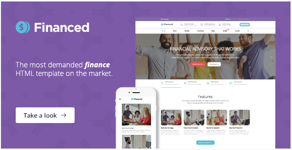 20+ Best Finance HTML Website Templates 2020 | Wpshopmart