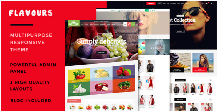 Flavours: Shopping OpenCart Themes