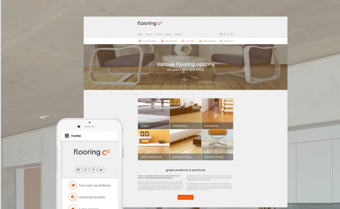 Flooring Co. Website Template