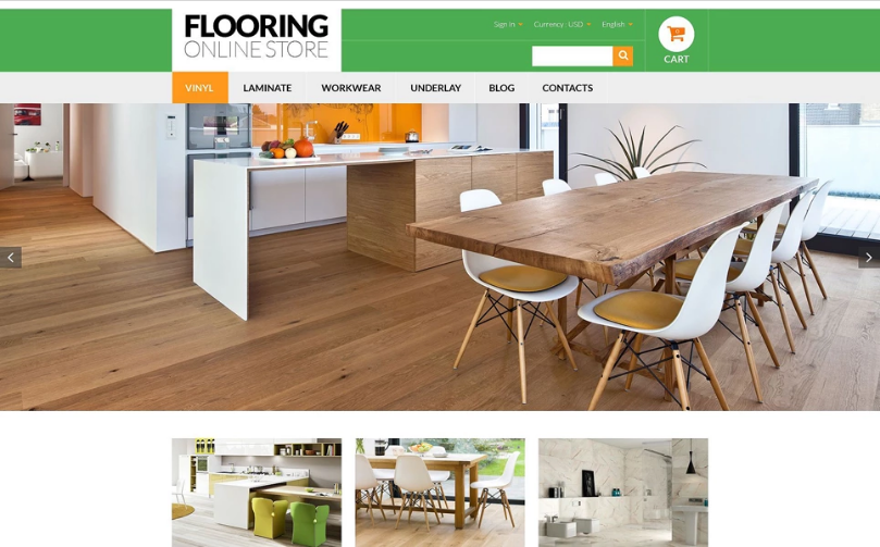 Flooring Online Store PrestaShop Theme