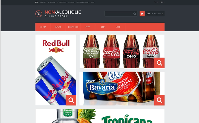 Food & Drink Responsive OpenCart Template