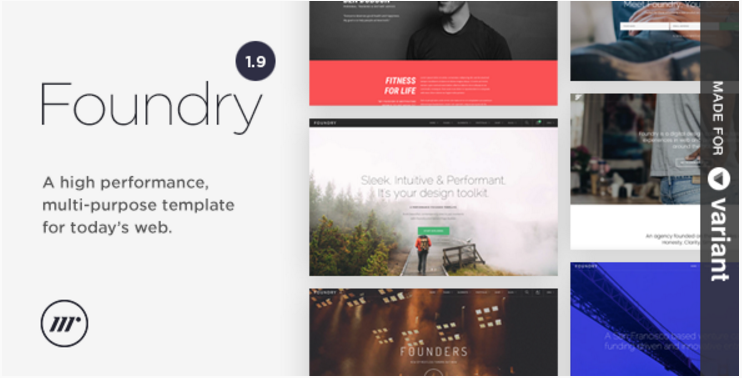 Foundry Multipurpose HTML + Variant Page Builder