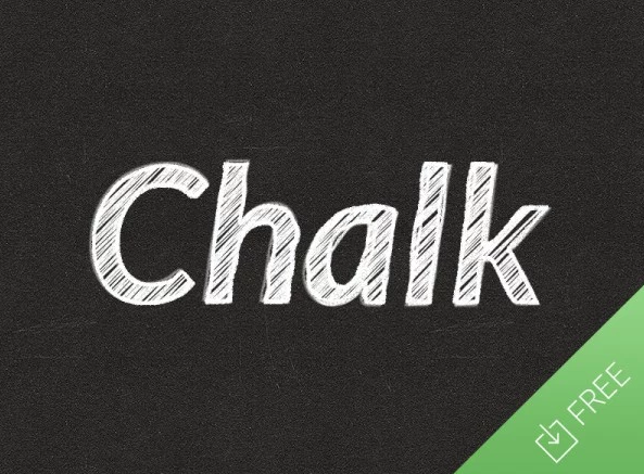 Free Chalk Text Effect